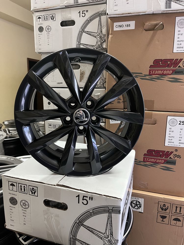 Jantes 16” 5x100 Originais Skoda Fabia compativeis vw seat audi